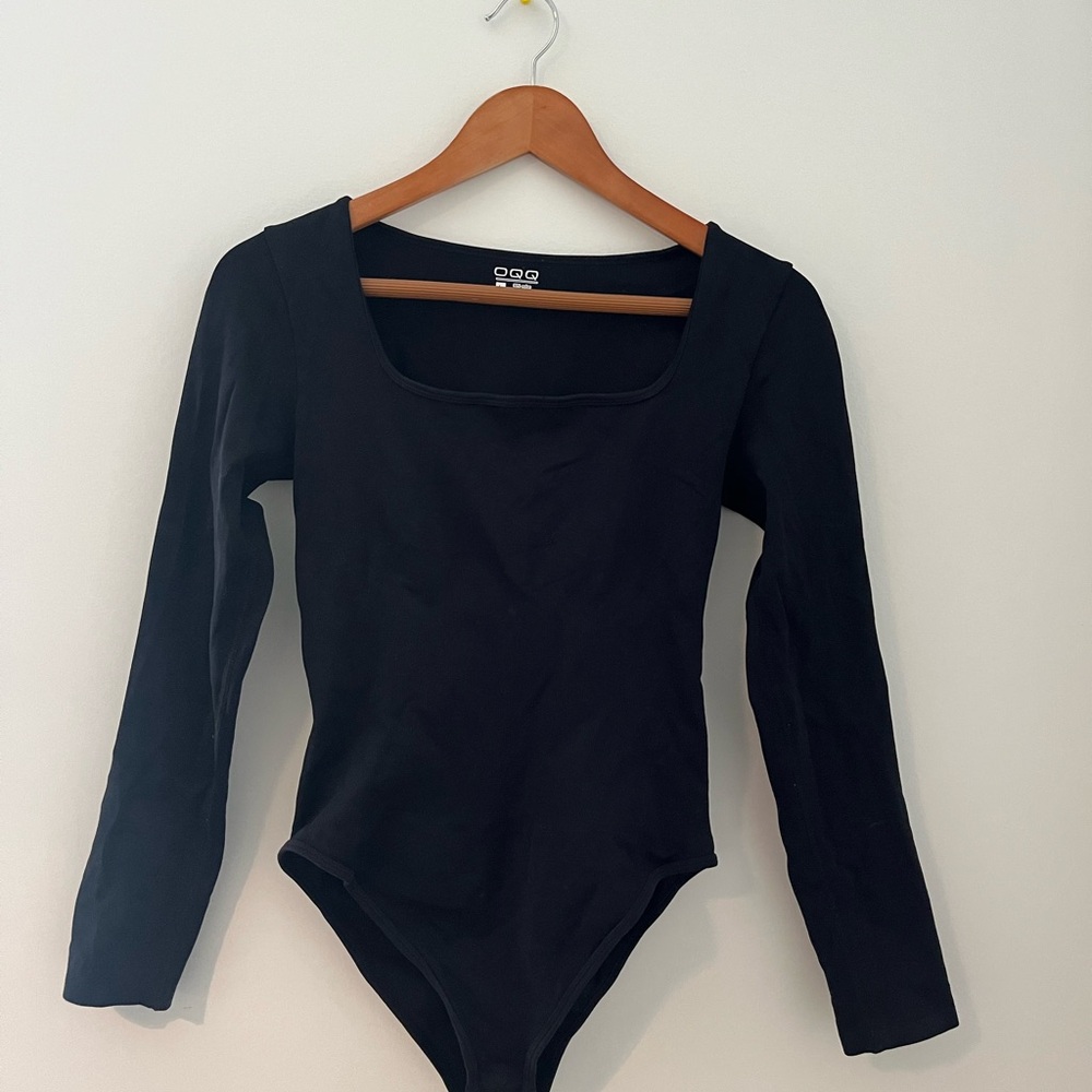 OGG Black Long Sleeve Bodysuit